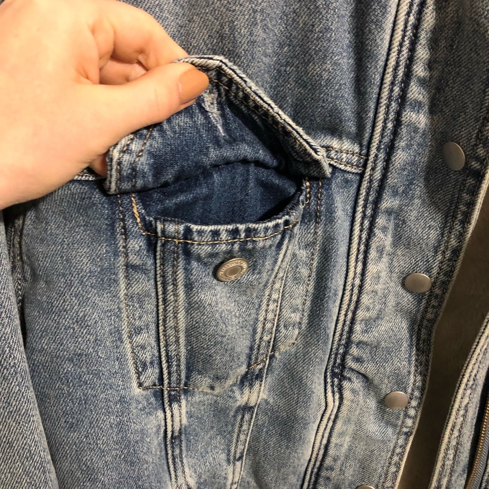 Faux Fur Lined Jean Jacket from American Eagle - Picture 7 of 15